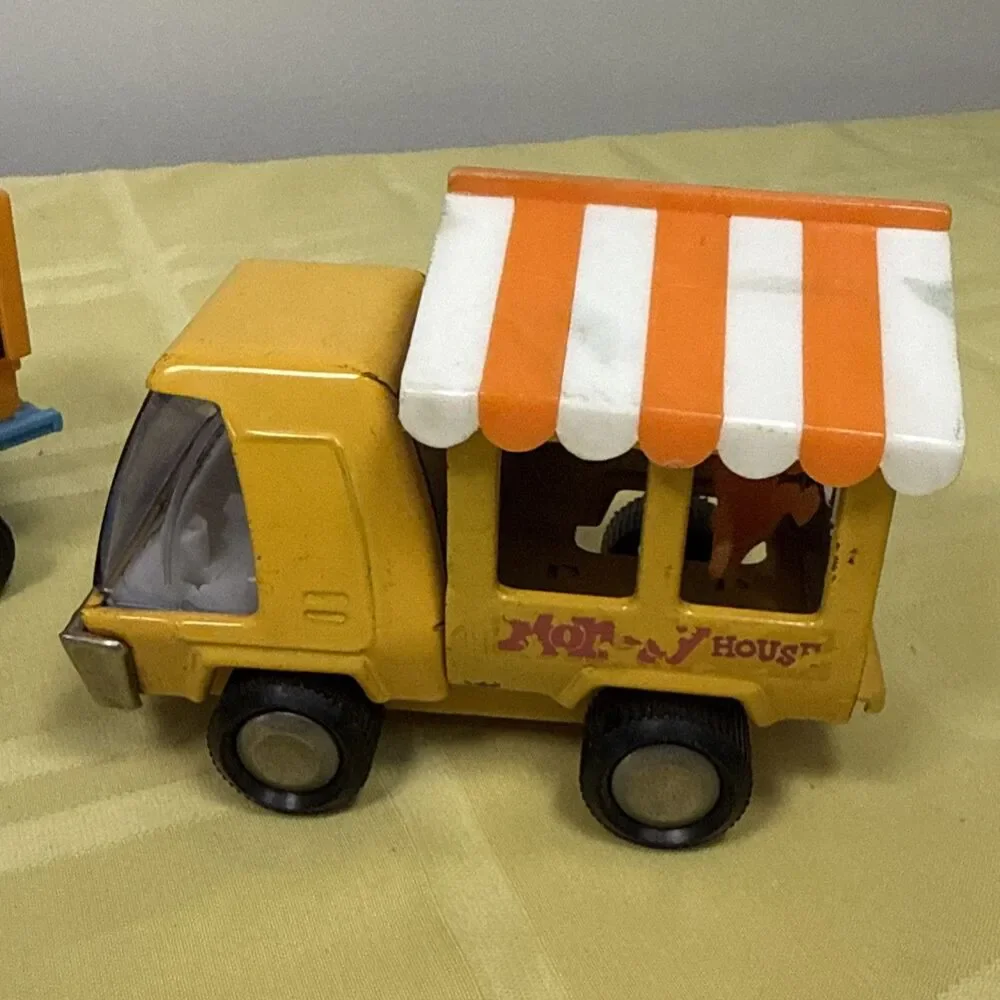 Buddy L Pressed Steel Brute Pink Merry Go Round Truck 4909 Pan Am Cargo Monkey - Picture 7 of 16